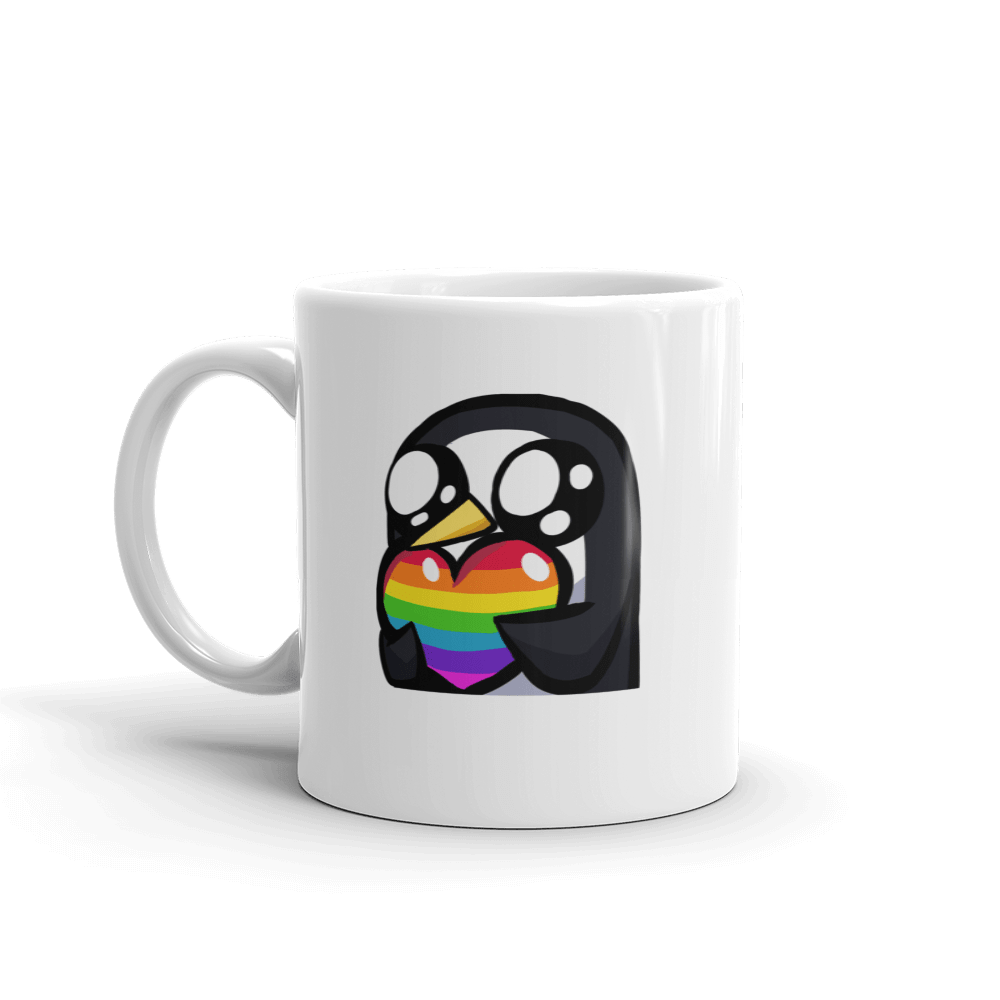 Rainbow Heart Mug